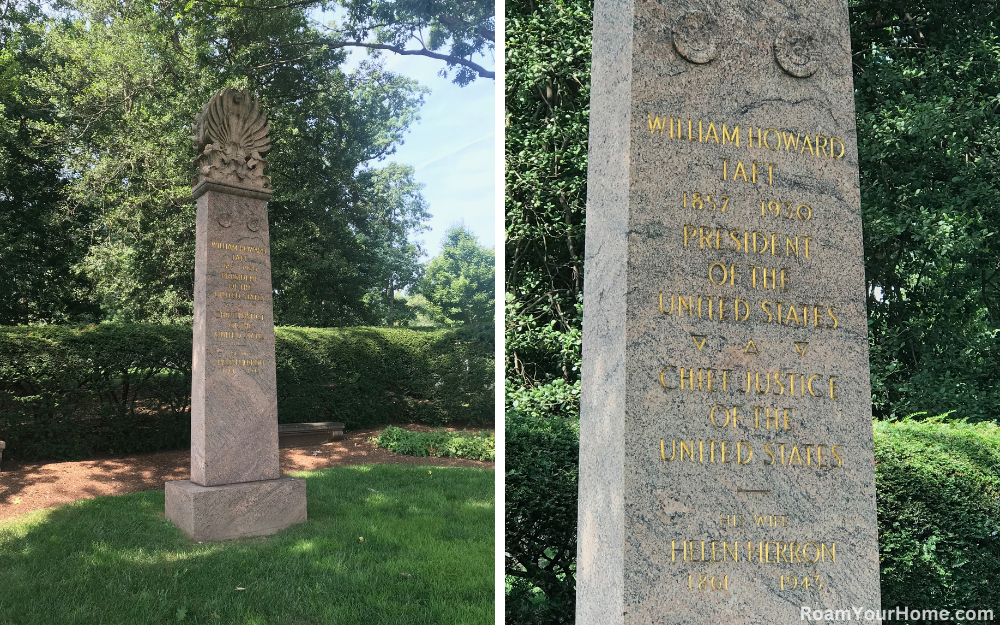 President Taft’s Grave at Arlington National Cemetery. President Taft's Grave at Arlington National Cemetery.